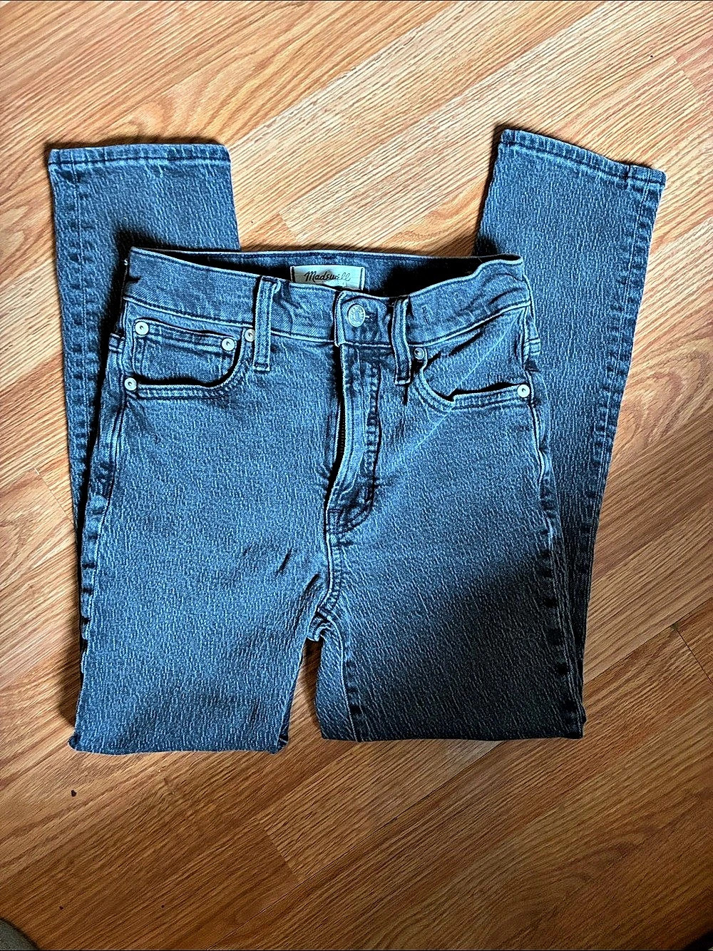 Madewell The Perfect Vintage Jean Skinny Jean Women's dark gray in color